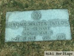 Jerome Walter Taylor