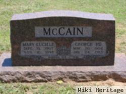 George Edward Mccain, Sr