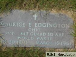 Maurice E Edgington