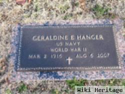 Geraldine E Hanger