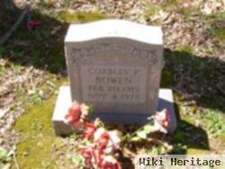 Corbley P Bowen