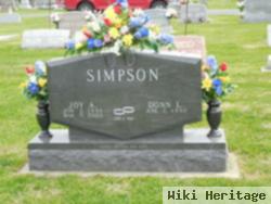 Joy A. Tindall Simpson