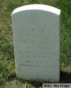 Pvt George F Cobb