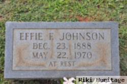 Effie F Johnson