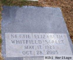 Nettie Elizabeth Whitfield Street