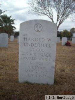 Harold W Underhill