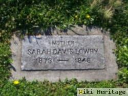 Sarah E Davis Lowry