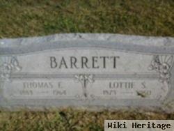 Thomas E Barrett