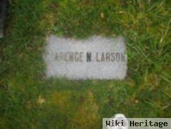 Clarence N Larson