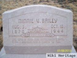 Minnie Viola "mrs. Joe W." Pitcock Bailey