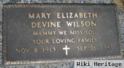 Mary Elizabeth Devine Wilson