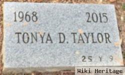 Tonya D Taylor