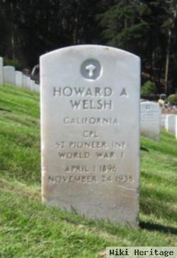 Howard A Welsh