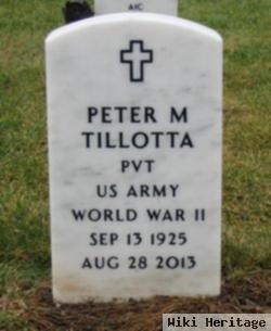 Peter M Tillotta