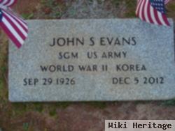 John S Evans