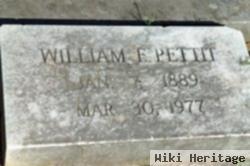 William F Pettit