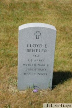 Lloyd E Beheler