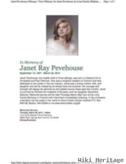 Mrs Janet Ray Dishman Pevehouse