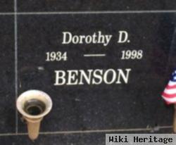 Dorothy D Benson