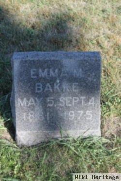 Emma M Bakke