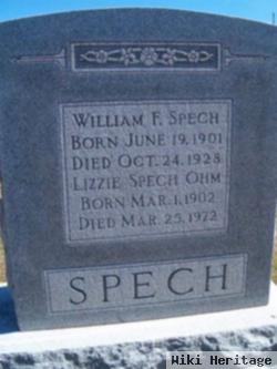 William F Spech