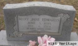 Mary Jane Ellis Sikes Clark Edwards