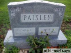 Thomas Cleveland "tom" Paisley, Sr