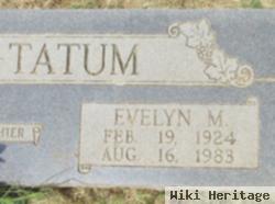 Evelyn M. Tatum