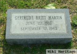 Gertrude Britt Martin