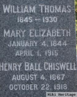 Mary Elizabeth Ball Chiswell