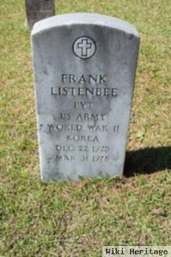 Pvt Frank Listenbee