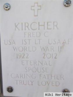 Lieut Fred C Kircher