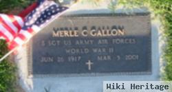 Sgt Merle Calvin Gallon
