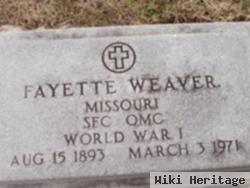 Fayette Weaver