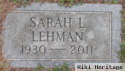 Sarah "sally" Lay Lehman