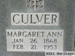 Margaret Ann Culver