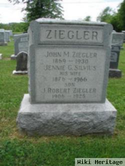 Jane Gertrude "jessie" Silvius Ziegler