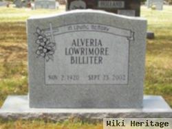 Alveria Lowrimore Billiter