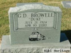 George Darrell "duke" Browell