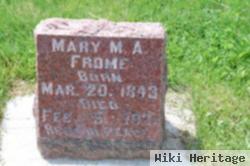 Mary M. A. Beckfeld Frome