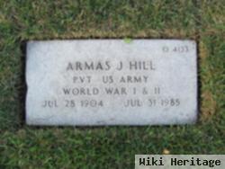 Armas J Hill