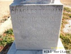 Charles Truman Henderson