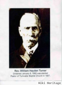 Rev William Harden Turner