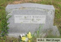 Mary Alice Wamsley