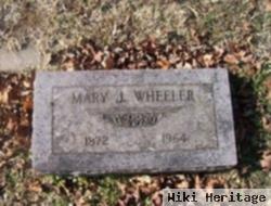 Mary J. Devault Wheeler