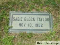 Sadie Block Taylor