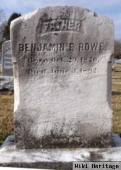 Benjamin Franklin Rowe