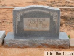 Loyd Wayne Cotton