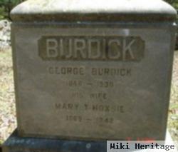 Mary Tripp Hoxsie Burdick