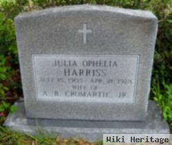 Julia Ophelia Harriss Cromartie